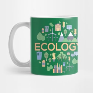 ecology doodle concept Mug